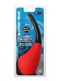 Анальный душ MENZSTUFF 310ML ANAL DOUCHE RED/BLACK - Dream Toys - купить с доставкой в Ульяновске