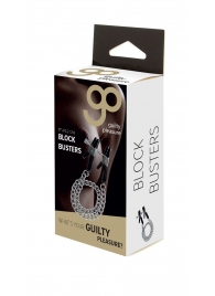 Зажимы на соски Block Busters Nipple Clamps с цепью - Blush Novelties