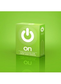 Цветные ароматизированные презервативы ON) Fruit   Color - 3 шт. - ON) - купить с доставкой в Ульяновске