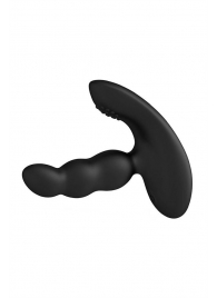 Черный силиконовый стимулятор простаты Levett Nitoc с пультом ДУ - Levett - в Ульяновске купить с доставкой