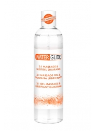 Гель-смазка 2-в-1 MASSAGE   LUBRICANT GUARANA - 300 мл. - Waterglide - купить с доставкой в Ульяновске