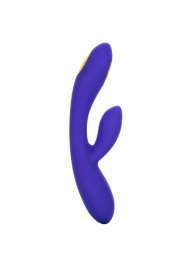 Фиолетовый вибратор с функцией электростимуляции Intimate E-Stimulator Dual Wand - 21,5 см. - California Exotic Novelties - купить с доставкой в Ульяновске