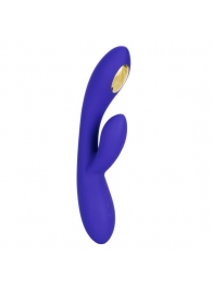 Фиолетовый вибратор с функцией электростимуляции Intimate E-Stimulator Dual Wand - 21,5 см. - California Exotic Novelties - купить с доставкой в Ульяновске