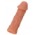 Телесная реалистичная насадка KOKOS Extreme Sleeve 05 с дополнительной стимуляцией - 12,7 см. - KOKOS - в Ульяновске купить с доставкой