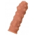 Телесная реалистичная насадка KOKOS Extreme Sleeve 11 с дополнительной стимуляцией - 12,7 см. - KOKOS - в Ульяновске купить с доставкой