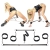 Комплект наручников и наножников с распорками Spread  em Bar and Cuff Set - Pipedream - купить с доставкой в Ульяновске