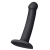 Черный фаллос на присоске Silicone Bendable Dildo S - 17 см. - Strap-on-me - купить с доставкой в Ульяновске