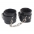 Черные оковы на ноги Obey Me Leather Ankle Cuffs - Chisa - купить с доставкой в Ульяновске