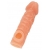 Телесная закрытая насадка с шершавой головкой Cock Sleeve Size M - 15,6 см. - KOKOS - в Ульяновске купить с доставкой