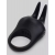 Черное эрекционное виброкольцо Sensation Rechargeable Vibrating Rabbit Love Ring - Fifty Shades of Grey - в Ульяновске купить с доставкой