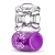 Фиолетовое эрекционное виброкольцо Pleaser Rechargeable C-Ring - Blush Novelties - в Ульяновске купить с доставкой