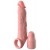 Телесная насадка-удлинитель 2 Inch Silicone X-tension with Strap - 20,3 см. - Pipedream - в Ульяновске купить с доставкой