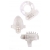 Набор из 3 прозрачных эрекционных колец с вибрацией Teasers Ring Kit - Chisa - в Ульяновске купить с доставкой