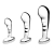 Набор из 3 стальных стимуляторов простаты Stainless Steel P-spot Training Set - b-Vibe - в Ульяновске купить с доставкой
