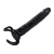 Чёрная насадка-фаллос для двойного проникновения INFLATABLE DILDO SLIM DONG  - 13,5 см. - Toyz4lovers - в Ульяновске купить с доставкой