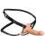 Телесный полый страпон на черных регулируемых ремешках 2’’ Erection Smooth Silicone Penis Sheath - XR Brands - купить с доставкой в Ульяновске