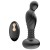Черный массажер простаты с вибрацей и возвратно-поступательными движениями - Boys of Toys - в Ульяновске купить с доставкой
