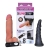 Страпон с 2 насадками и вибрацией UniStrap - 20 и 18 см. - LOVETOY (А-Полимер) - купить с доставкой в Ульяновске