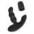 Черный силиконовый стимулятор простаты Levett Nitoc с пультом ДУ - Levett - в Ульяновске купить с доставкой