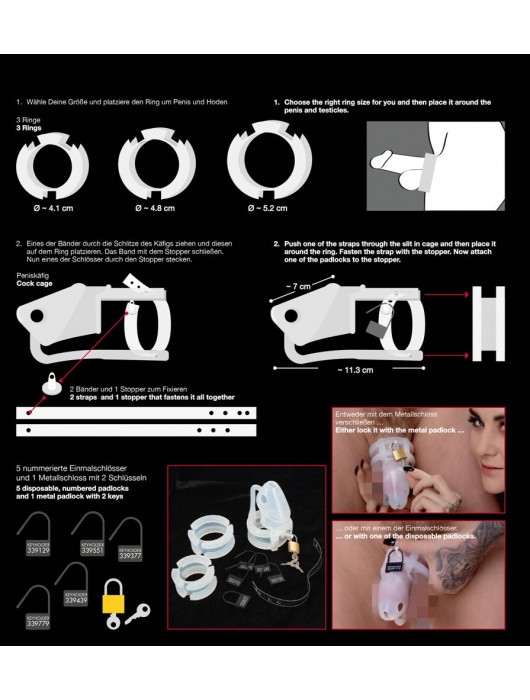 Набор для мужского пояса верности Cock Cage Set - Orion - купить с доставкой в Ульяновске