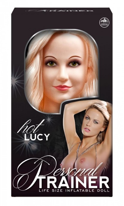 Надувная кукла с вибрацией и 2 любовными отверстиями Hot Lucy Lifesize Love Doll - NMC - в Ульяновске купить с доставкой