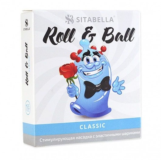 стимулирующий презерватив-насадка Roll   Ball Classic - Sitabella - купить с доставкой в Ульяновске