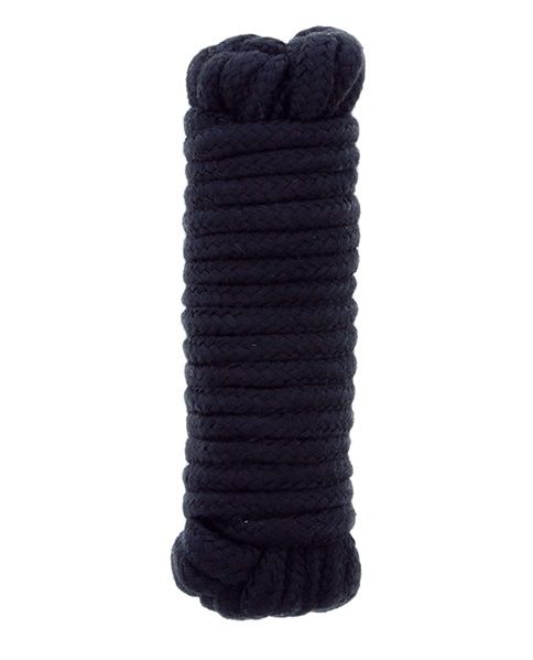 Чёрная веревка для связывания BONDX LOVE ROPE - 5 м. - Dream Toys - купить с доставкой в Ульяновске