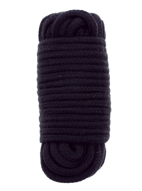 Черная веревка для связывания BONDX LOVE ROPE - 10 м. - Dream Toys - купить с доставкой в Ульяновске