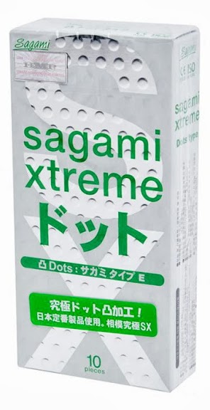 Презервативы Sagami Xtreme Type-E с точками - 10 шт. - Sagami - купить с доставкой в Ульяновске