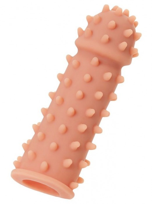 Телесная реалистичная насадка KOKOS Extreme Sleeve 03 с дополнительной стимуляцией - 12,7 см. - KOKOS - в Ульяновске купить с доставкой