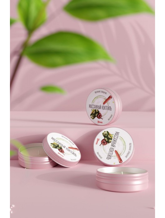 Массажная свеча «Массажный коктейль» с ароматом пина колады - 30 мл. - ToyFa - купить с доставкой в Ульяновске