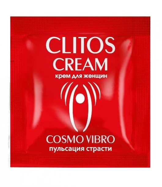 Пробник возбуждающего крема для женщин Clitos Cream - 1,5 гр. - Биоритм - купить с доставкой в Ульяновске