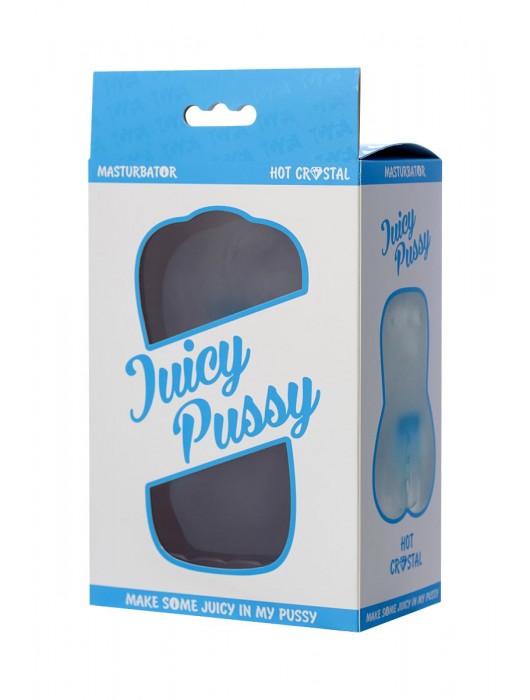 Прозрачный реалистичный мастурбатор Juicy Pussy Hot Crystal - ToyFa - в Ульяновске купить с доставкой
