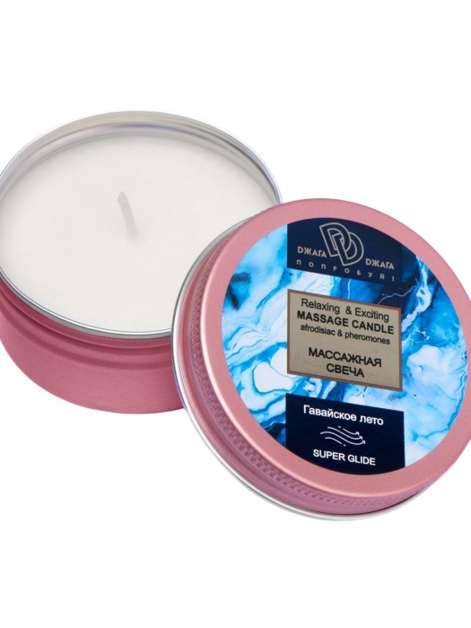Массажная свеча  Гавайское лето - БиоМед - купить с доставкой в Ульяновске