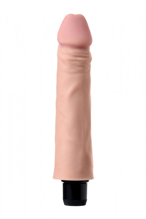 Телесный реалистичный мультискоростной вибратор - 21 см. - A-toys
