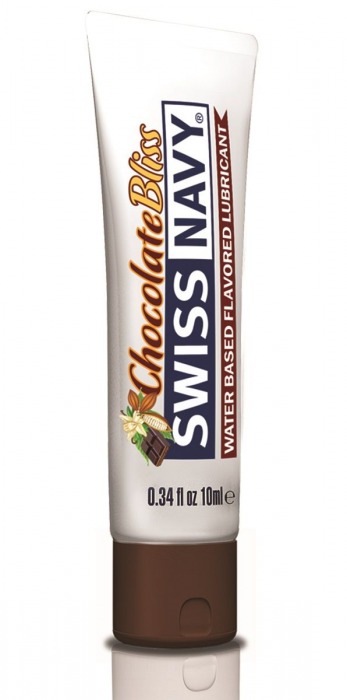 Лубрикант с ароматом шоколада Swiss Navy Chocolate Bliss Lube - 10 мл. - Swiss navy - купить с доставкой в Ульяновске