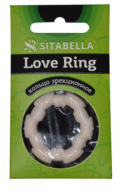 Фигурное эрекционное кольцо из киберкожи - Sitabella - в Ульяновске купить с доставкой