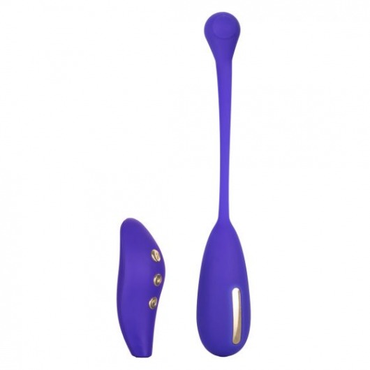 Фиолетовый шарик с электростимуляцией и вибрацией Intimate E-Stimulator Remote Kegel Exerciser - California Exotic Novelties - купить с доставкой в Ульяновске