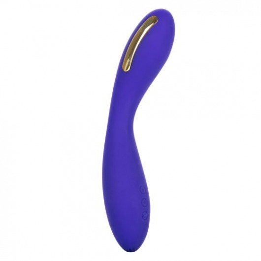 Фиолетовый вибратор с электростимуляцией Intimate E-Stimulator Wand - 21,5 см. - California Exotic Novelties - купить с доставкой в Ульяновске