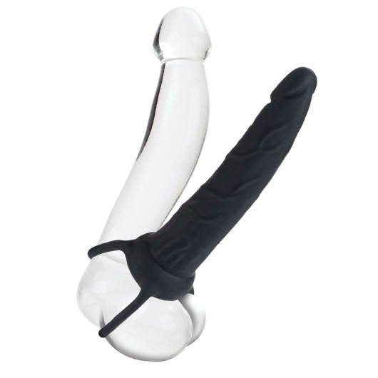 Насадка на пенис Silicone Love Rider Dual Penetrator для двойного проникновения - 14 см. - California Exotic Novelties - в Ульяновске купить с доставкой