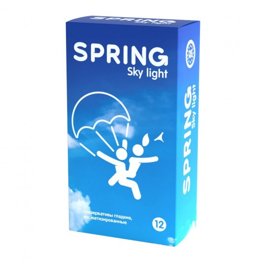 Ультратонкие презервативы SPRING SKY LIGHT - 12 шт. - SPRING - купить с доставкой в Ульяновске