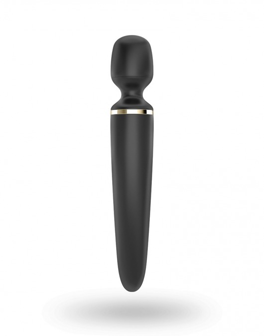 Черный вибратор Satisfyer Wand-er Woman - Satisfyer