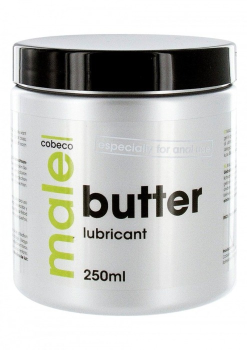 Анальный лубрикант MALE Cobeco Butter Lubricant - 250 мл. - Cobeco - купить с доставкой в Ульяновске