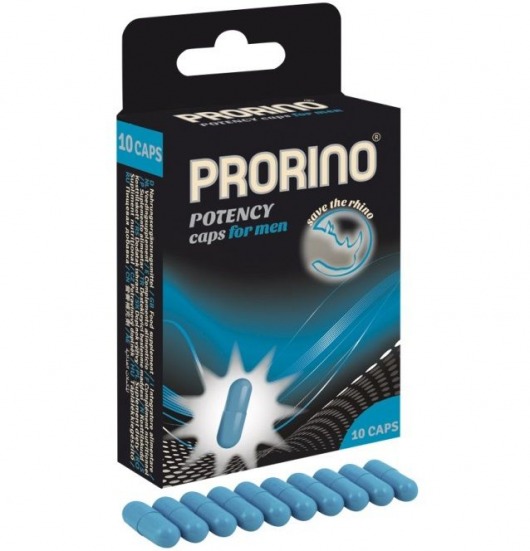 БАД для мужчин ero black line PRORINO Potency Caps for men - 10 капсул - Ero - купить с доставкой в Ульяновске