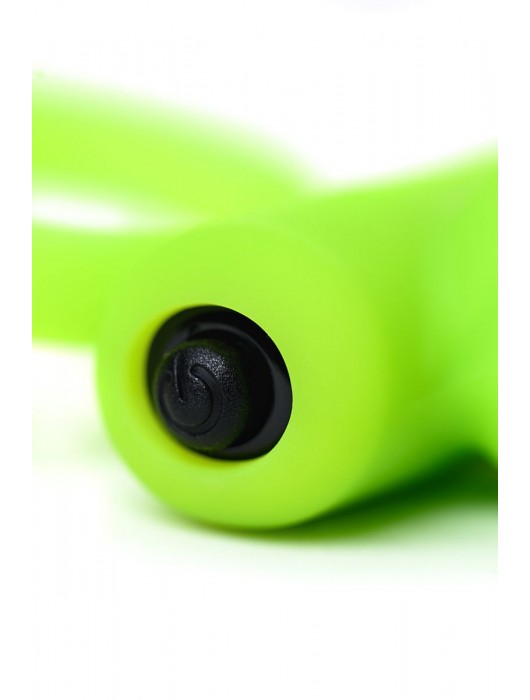 Зеленое эрекционное виброкольцо на пенис Cock Ring - A-toys - в Ульяновске купить с доставкой