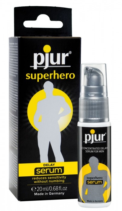 Сыворотка-пролонгатор pjur SUPERHERO Delay Serum - 20 мл. - Pjur - купить с доставкой в Ульяновске