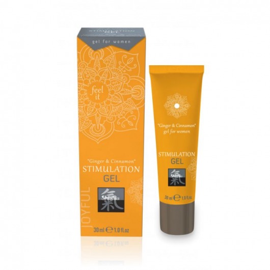 Возбуждающий интимный гель STIMULATION GEL Ginger   Cinnamon - 30 мл. - Shiatsu - купить с доставкой в Ульяновске