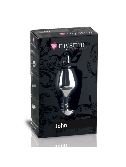 Анальная втулка для электростимуляции John - 10,5 см. - MyStim - купить с доставкой в Ульяновске