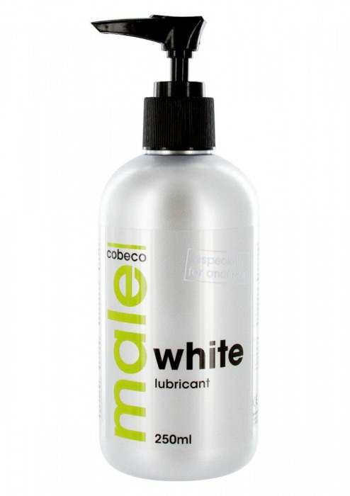 Анальная смазка на водной основе MALE Cobeco White Lubricant - 250 мл. - Cobeco - купить с доставкой в Ульяновске