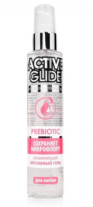 Увлажняющий интимный гель Active Glide Prebiotic - 100 гр. - Биоритм - купить с доставкой в Ульяновске